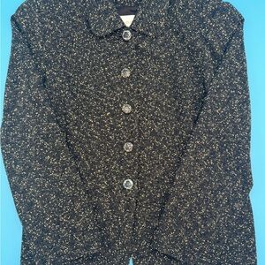 Dana Buchman LinedTweed Peplum Jacket - size 16